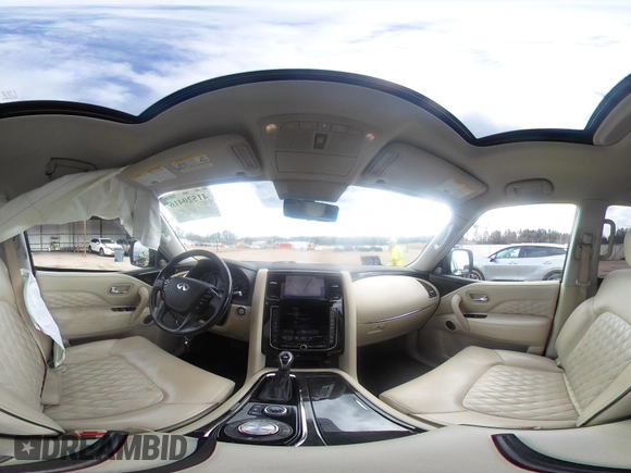 2020 Infiniti QX80 LUXE with VIN JN8AZ2NE6L9251314, listed as a IAAI auction lot 41520416 with 97,252 mi miles. Bid and sale history available at carsss.com. Image 18.