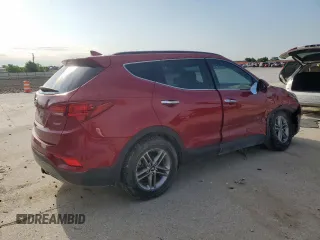 2017 Hyundai Santa Fe 2.4L z VIN 5XYZU3LB5HG473456, wystawiony jako Copart lot #55631615 z przebiegiem 92 374 mil mil oraz Szkoda całkowita • Salvage title. Historia ofert i sprzedaży dostępna na DreamBid. Obrazek 3.