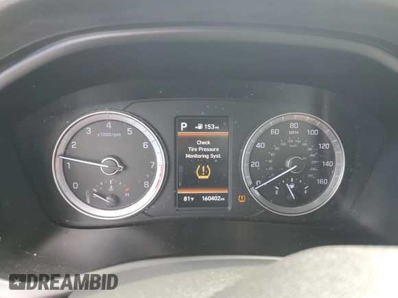 2018 Hyundai Sonata Sport Plus with VIN 5NPE34AF3JH601091, listed as a Copart auction lot 49747985 with 160,402 mi miles and Clean Title. Bid and sale history available at DreamBid. Image 9.