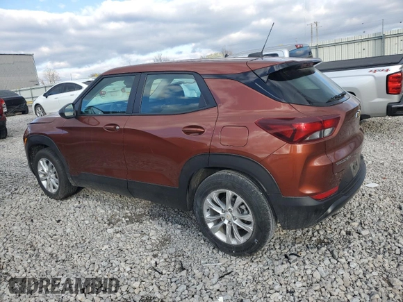 2021 Chevrolet TrailBlazer LS with VIN KL79MMS27MB149918, listed as a Copart auction lot 77096853 with 50,619 mi miles and . Bid and sale history available at DreamBid. Image 2.