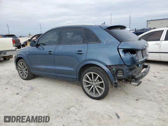2018 Audi Q3 Premium with VIN WA1BCCFS5JR008788, listed as a Copart auction lot 46404405 with 42,264 mi miles and Salvage Title. Bid and sale history available at carsss.com. Image 2.