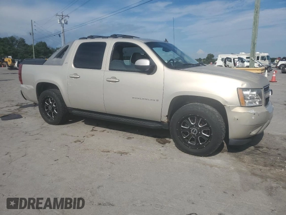 2007 Chevrolet Avalanche 1LT with VIN 3GNFK12307G120315, listed as a Copart auction lot 64714735 with 208,224 mi miles and Salvage title. Bid and sale history available at DreamBid. Image 4.