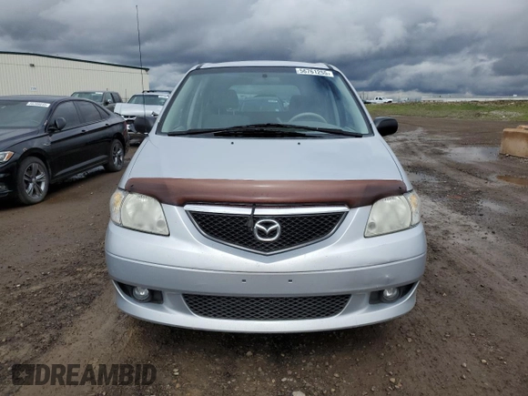 2002 Mazda MPV LX z VIN JM3LW28J620327453, wystawiony jako Copart lot #56761255 z przebiegiem 186 479 mil mil oraz Szkoda całkowita • Salvage title. Historia ofert i sprzedaży dostępna na DreamBid. Obrazek 5.