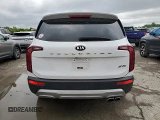 2021 Kia Telluride S with VIN 5XYP64HC1MG143543, listed as a Copart auction lot 58539705 with 90,841 mi miles and Salvage title. Bid and sale history available at DreamBid. Image 6.