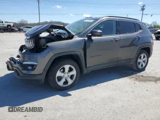 2018 Jeep Compass Latitude with VIN 3C4NJDBB5JT306138, listed as a Copart auction lot 50332855 with 102,844 mi miles and Salvage Title. Bid and sale history available at carsss.com. Image 1.