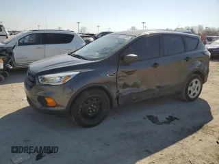 2017 Ford Escape S with VIN 1FMCU0F76HUD07629, listed as a Copart auction lot 49120205 with 144,893 mi miles and Salvage Title. Bid and sale history available at carsss.com. Image 1.