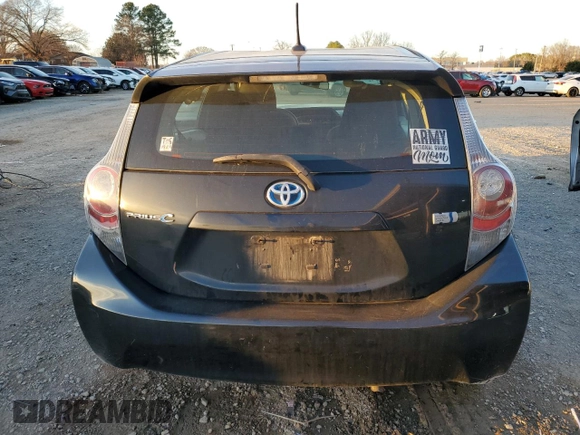 2014 Toyota Prius One with VIN JTDKDTB39E1565029, listed as a Copart auction lot 48203355 with 175,059 mi miles and Salvage Title. Bid and sale history available at DreamBid. Image 6.