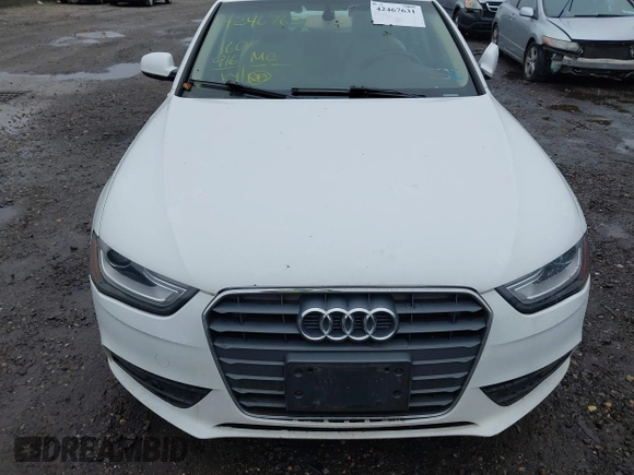 2013 Audi A4 Premium Plus with VIN WAUFFAFL8DN029705, listed as a IAAI auction lot 42467631 with 160,916 mi miles and . Bid and sale history available at DreamBid. Image 6.