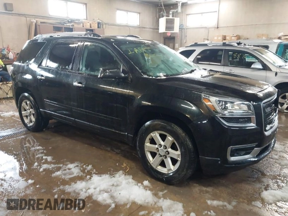 2014 GMC Acadia SLE with VIN 1GKKRPKD1EJ315158, listed as a IAAI auction lot 41684037 with 135,518 mi miles. Bid and sale history available at carsss.com. Image 1.