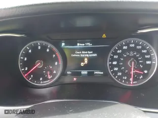 2020 Genesis G70 2.0T with VIN KMTG44LAXLU062079, listed as a IAAI auction lot 41913591 with 24,556 mi miles. Bid and sale history available at carsss.com. Image 7.