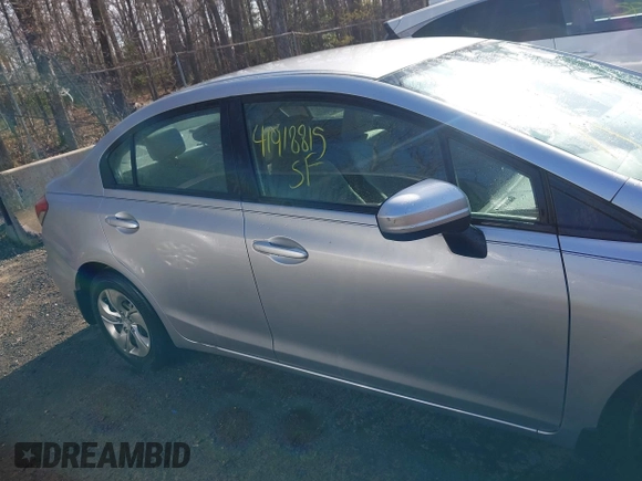 2015 Honda Civic Sedan LX with VIN 19XFB2F53FE008578, listed as a IAAI auction lot 41918815 with 93,860 mi miles. Bid and sale history available at carsss.com. Image 14.