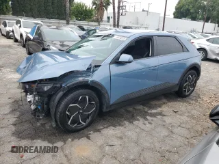 2024 Hyundai Ioniq 5 SEL with VIN KM8KNDDF2RU233492, listed as a Copart auction lot 57451805 with 14,001 mi miles and Non repairable. Bid and sale history available at DreamBid. Image 1.