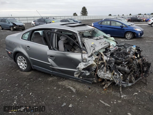 2003 Volkswagen Passat GLS z VIN WVWPD63B63P033986, wystawiony jako Copart lot #43545515 z przebiegiem Nie podano mil oraz Szkoda całkowita • Salvage title. Historia ofert i sprzedaży dostępna na DreamBid. Obrazek 4.