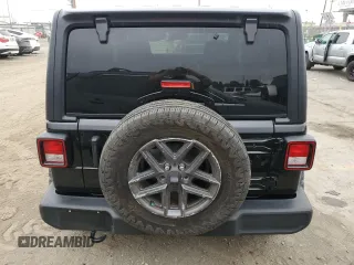 2024 Jeep Wrangler Sport S with VIN 1C4PJXAN1RW125436, listed as a Copart auction lot 59811895 with 17,962 mi miles and Salvage title. Bid and sale history available at DreamBid. Image 6.