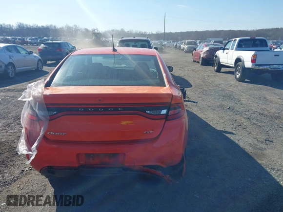 2016 Dodge Dart GT with VIN 1C3CDFEBXGD624717, listed as a IAAI auction lot 41688040 with 119,550 mi miles. Bid and sale history available at carsss.com. Image 16.