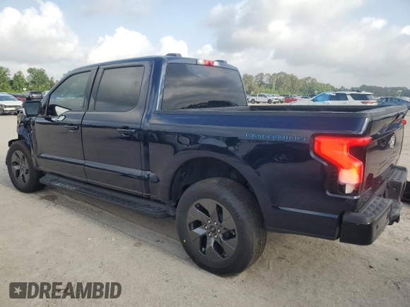 2024 Ford F-150 Lightning Flash with VIN 1FT6W3L7XRWG19735, listed as a Copart auction lot 54361215 with 7,764 mi miles and Salvage Title. Bid and sale history available at DreamBid. Image 2.