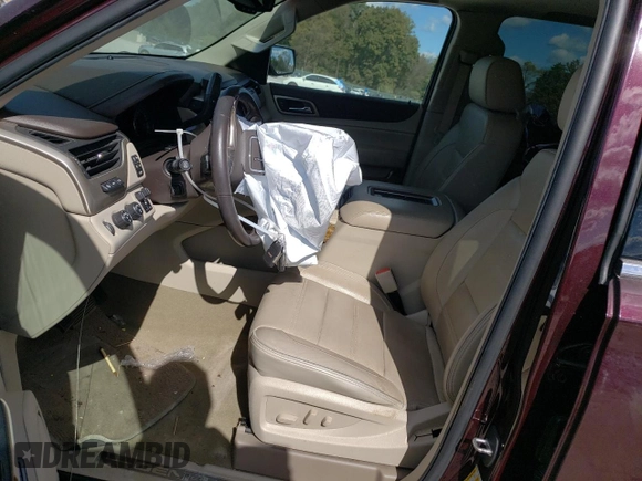 2017 GMC Yukon Denali with VIN 1GKS2CKJ6HR341778, listed as a Copart auction lot 76376264 with 0 mi miles and Salvage Title. Bid and sale history available at carsss.com. Image 7.