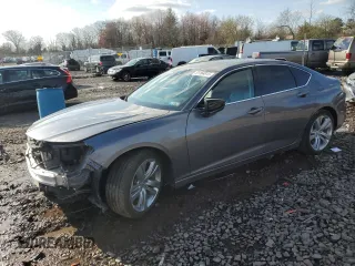 2021 Acura TLX w/Technology Package with VIN 19UUB6F44MA001856, listed as a Copart auction lot 51164815 with 0 mi miles and Salvage Title. Bid and sale history available at carsss.com. Image 1.