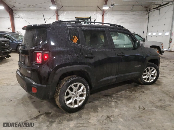 2018 Jeep Renegade Latitude with VIN ZACCJBBB3JPJ21604, listed as a Copart auction lot 48990675 with 169,740 mi miles and Non Repairable. Bid and sale history available at carsss.com. Image 3.