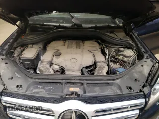 2017 Mercedes-Benz GLS 450 with VIN 4JGDF6EE3HA971843, listed as a Copart auction lot 71061374 with 96,225 mi miles and Salvage Title. Bid and sale history available at DreamBid. Image 12.