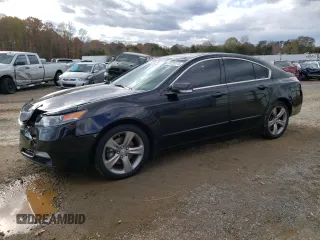 2013 Acura TL Advance z VIN 19UUA8F73DA000884, wystawiony jako Copart lot #81228174 z przebiegiem 194 222 mil mil oraz Szkoda całkowita • Salvage title. Historia ofert i sprzedaży dostępna na DreamBid. Obrazek 1.