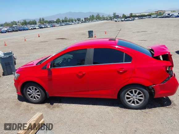 2018 Chevrolet Sonic LT with VIN 1G1JD5SG3J4123567, listed as a IAAI auction lot 42494476 with 44,431 mi miles and . Bid and sale history available at DreamBid. Image 15.
