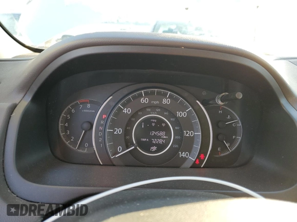 2012 Honda CR-V EX-L with VIN 5J6RM4H70CL049717, listed as a Copart auction lot 88761795 with 134,588 mi miles and Salvage Title. Bid and sale history available at DreamBid. Image 9.
