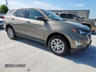 2018 Chevrolet Equinox LT with VIN 3GNAXJEV7JS592122, listed as a Copart auction lot 59897695 with 41,444 mi miles and Salvage title. Bid and sale history available at DreamBid. Image 4.