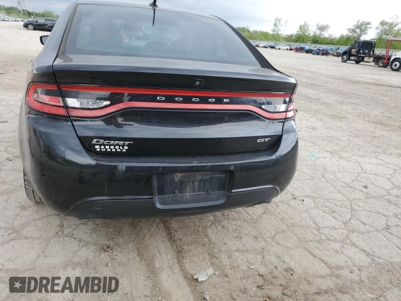 2015 Dodge Dart GT with VIN 1C3CDFEB0FD278420, listed as a Copart auction lot 55851335 with 178,235 mi miles and Clean Title. Bid and sale history available at carsss.com. Image 6.