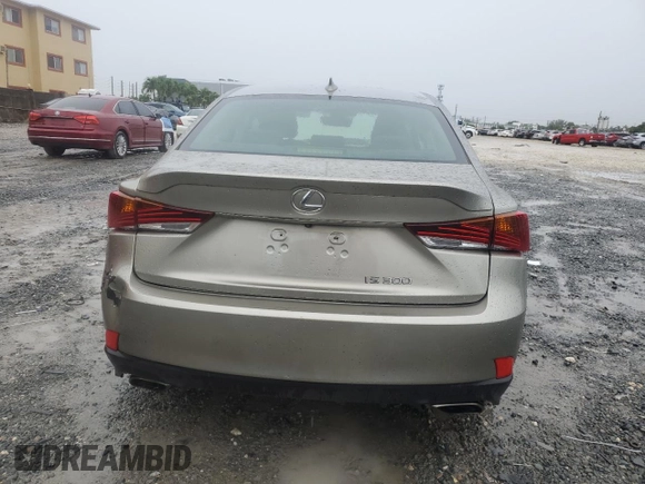 2020 Lexus IS 300 with VIN JTHAA1D20L5107400, listed as a Copart auction lot 58999335 with 74,777 mi miles and Non repairable. Bid and sale history available at DreamBid. Image 6.