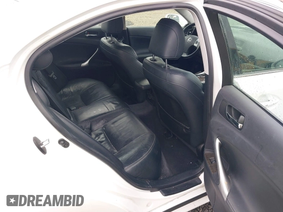 2012 Lexus IS 250 with VIN JTHCF5C24C5053845, listed as a IAAI auction lot 41738342 with 137,249 mi miles and . Bid and sale history available at DreamBid. Image 8.