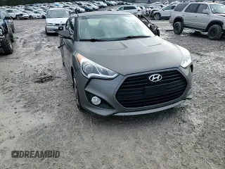 2014 Hyundai Veloster Turbo with VIN KMHTC6AE5EU182601, listed as a Copart auction lot 85443464 with 106,941 mi miles and Clean Title. Bid and sale history available at carsss.com. Image 10.