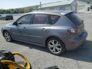 2008 Mazda 3 s GT *Ltd Avail* with VIN JM1BK344781793370, listed as a Copart auction lot 55165455 with 144,623 mi miles and Salvage Title. Bid and sale history available at carsss.com. Image 2.