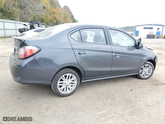 2024 Mitsubishi Mirage G4 SE with VIN ML32FVFJ2RHF10424, listed as a Copart auction lot 82618584 with 2,007 mi miles and Salvage Title. Bid and sale history available at carsss.com. Image 3.