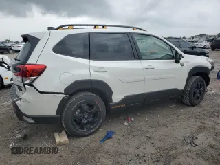 2025 Subaru Forester Wilderness with VIN JF2SKAJC4SH402935, listed as a Copart auction lot 58765835 with 1,867 mi miles and Salvage title. Bid and sale history available at DreamBid. Image 3.