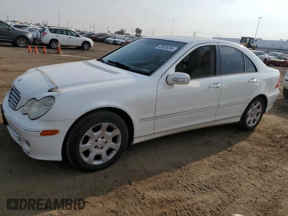 2006 Mercedes-Benz C 280 Luxury with VIN WDBRF92H46F801516, listed as a Copart auction lot 63925294 with 167,587 mi miles and Non Repairable. Bid and sale history available at DreamBid. Image 1.
