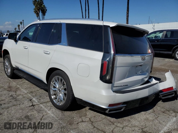 2021 Cadillac Escalade Premium Luxury z VIN 1GYS3CKL9MR471651, wystawiony jako Copart lot #44301275 z przebiegiem 24 328 mil mil oraz Szkoda całkowita • Salvage title. Historia ofert i sprzedaży dostępna na DreamBid. Obrazek 2.