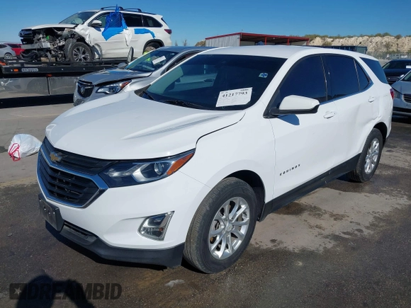 2020 Chevrolet Equinox LT with VIN 2GNAXUEV2L6208430, listed as a IAAI auction lot 41217793 with 117,822 mi miles and . Bid and sale history available at DreamBid. Image 18.