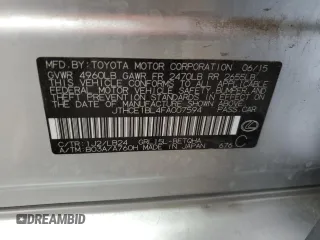 2015 Lexus GS 350 with VIN JTHCE1BL4FA007594, listed as a Copart auction lot 57334375 with 104,577 mi miles and Salvage title. Bid and sale history available at DreamBid. Image 12.