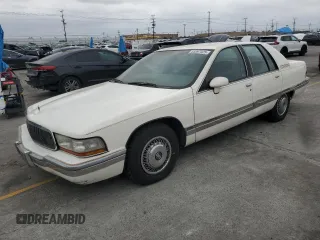 1993 Buick Roadmaster with VIN 1G4BN5377PR412501, listed as a Copart auction lot 55897325 with 76,408 mi miles and Clean Title. Bid and sale history available at DreamBid. Image 1.