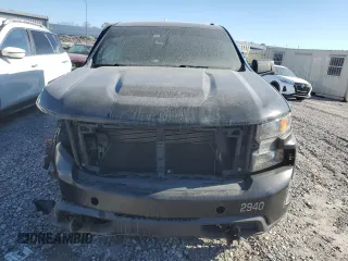 2021 Chevrolet Silverado 1500 Work Truck with VIN 1GCUYAEF0MZ158563, listed as a Copart auction lot 82125294 with 54,103 mi miles and Salvage Title. Bid and sale history available at DreamBid. Image 5.