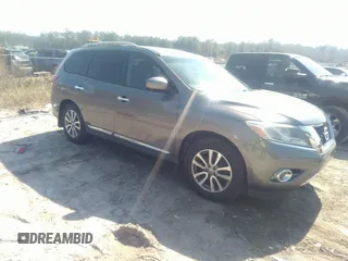 2015 Nissan Pathfinder SV z VIN 5N1AR2MN9FC600109, wystawiony jako IAAI lot #41589195 z przebiegiem Nie podano mil oraz . Historia ofert i sprzedaży dostępna na DreamBid. Obrazek 1.