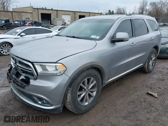 2015 Dodge Durango Limited with VIN 1C4RDJDG2FC907624, listed as a IAAI auction lot 41932086 with 185,104 mi miles and . Bid and sale history available at carsss.com. Image 17.