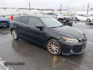 2013 Lexus CT 200h Hybrid with VIN JTHKD5BH7D2158552, listed as a IAAI auction lot 41922838 with 111,064 mi miles. Bid and sale history available at carsss.com. Image 1.