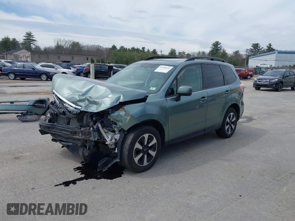 2017 Subaru Forester Premium with VIN JF2SJAEC0HH528019, listed as a IAAI auction lot 39240491 with 107,304 mi miles. Bid and sale history available at carsss.com. Image 2.