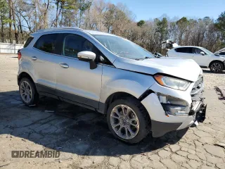 2018 Ford EcoSport Titanium z VIN MAJ6P1WL1JC249426, wystawiony jako Copart lot #49424845 z przebiegiem 69 361 mil mil oraz Szkoda całkowita • Salvage title. Historia ofert i sprzedaży dostępna na DreamBid. Obrazek 4.