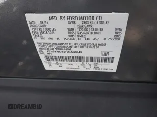 2017 Ford Explorer XLT с VIN 1FM5K8D82HGA39945, выставлен на аукционе IAAI как лот 42610326 с пробегом 9 350 миль миль и . История ставок и продаж доступна на DreamBid. Изображение 9.
