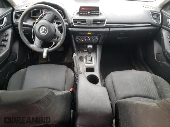 2014 Mazda 3 i SV with VIN JM1BM1T76E1169811, listed as a Copart auction lot 89407985 with 62,719 mi miles and Salvage Title. Bid and sale history available at DreamBid. Image 8.