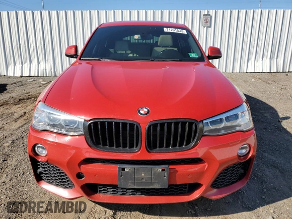 2015 BMW X4 xDrive35i with VIN 5UXXW5C58F0E87038, listed as a Copart auction lot 71291533 with 0 mi miles. Bid and sale history available at carsss.com. Image 5.
