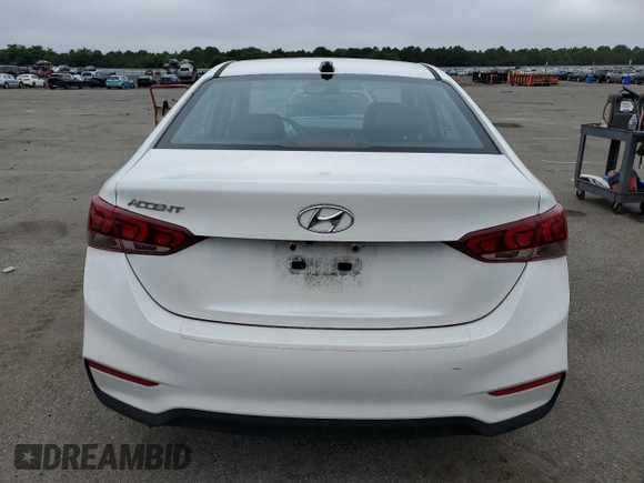 2022 Hyundai Accent Limited with VIN 3KPC34A61NE162765, listed as a Copart auction lot 61811074 with 36,281 mi miles and Salvage Title. Bid and sale history available at carsss.com. Image 6.